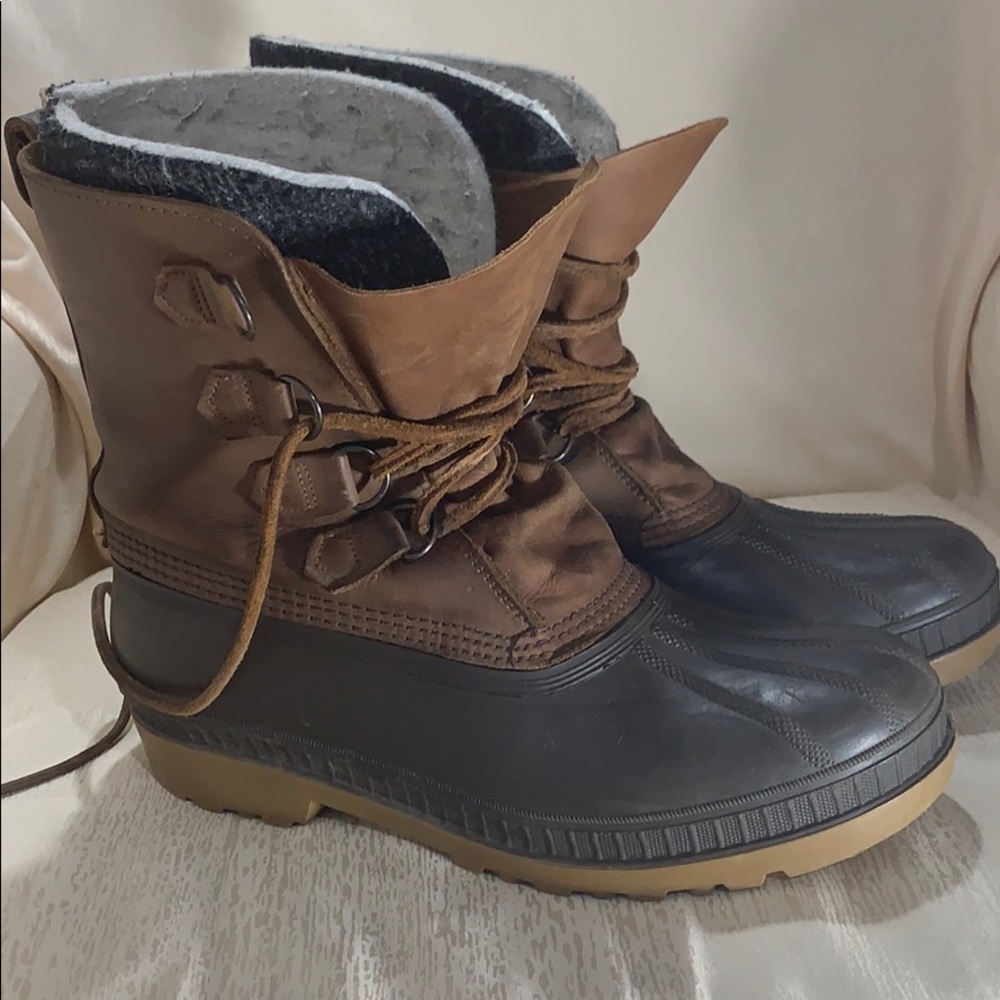 SOREL Vintage CANADIAN Sorel Winter Snow Boots-Men’s Size 10